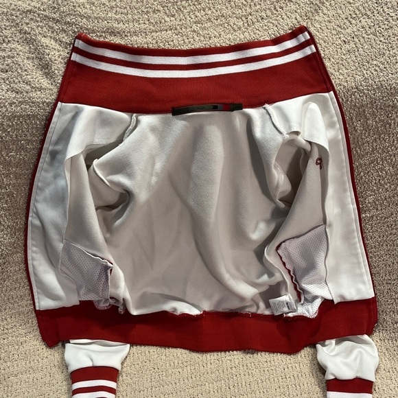 TNA Red & White Varsity Retro Jacket XXS - Picture 6 of 10